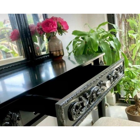 Just Home : Bộ Bàn Trang Điểm Kèm Ghế Và Gương
